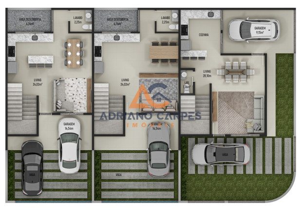 Imagem Imóvel com 3 Quartos à Venda, 150 m² em Centro - Navegantes Imagem Imóvel com 3 Quartos à Venda, 150 m² em Centro - Navegantes