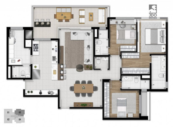 Imagem Apartamento com 3 Quartos à Venda, 142 m² em Champagnat - Curitiba Imagem Apartamento com 3 Quartos à Venda, 142 m² em Champagnat - Curitiba