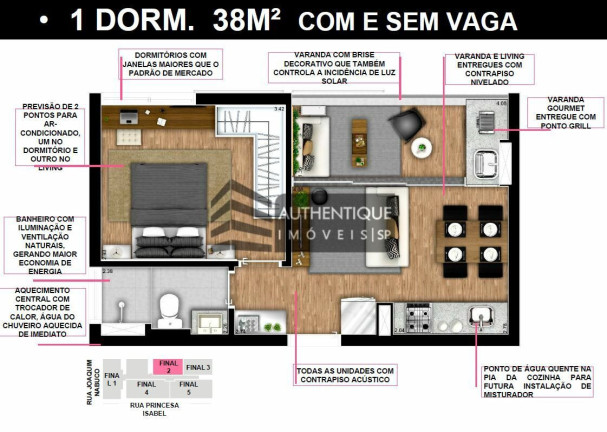 Imagem Apartamento com 2 Quartos à Venda, 62 m² em Brooklin - São Paulo