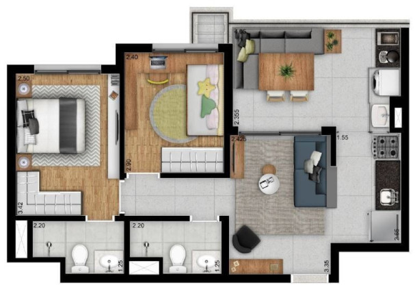 Imagem Apartamento com 3 Quartos à Venda, 68 m² em Vila Clementino - São Paulo Imagem Apartamento com 3 Quartos à Venda, 68 m² em Vila Clementino - São Paulo