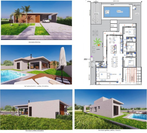 Casa de Condomínio com 2 Quartos à Venda,  em Ninho Verde I Eco Residence - Porangaba