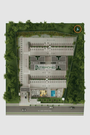 Imagem Imóvel com 2 Quartos à Venda, 49 m² em Habitat Jaguariúna - Jaguariúna