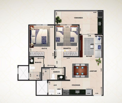 Imagem Apartamento com 2 Quartos à Venda, 63 m² em Centro - Ubatuba Imagem Apartamento com 2 Quartos à Venda, 63 m² em Centro - Ubatuba