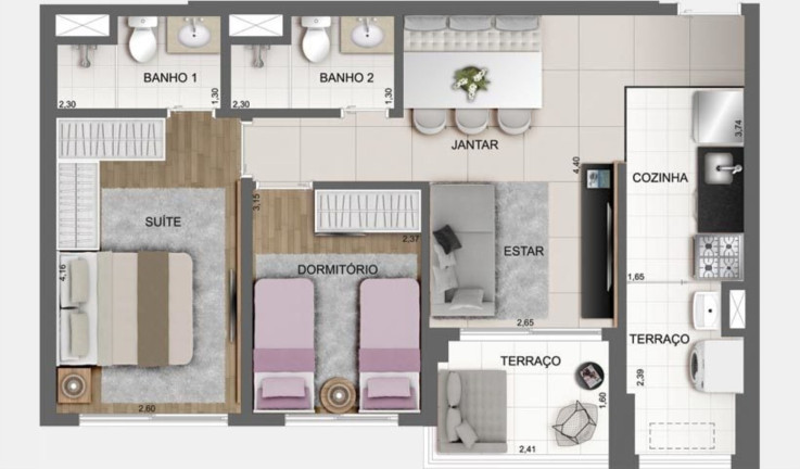 Imagem Apartamento com 3 Quartos à Venda, 72 m² em Chácara Santo Antônio (zona Sul) - São Paulo