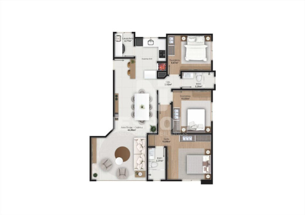 Imagem Apartamento com 2 Quartos à Venda, 189 m² em Centro - Balneario Camboriu