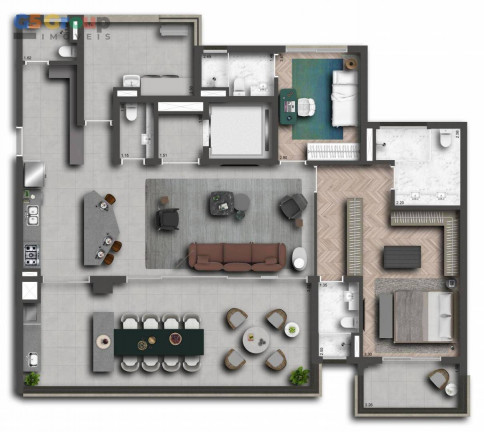 Imagem Apartamento com 3 Quartos à Venda, 213 m² em Alto Da Boa Vista - São Paulo