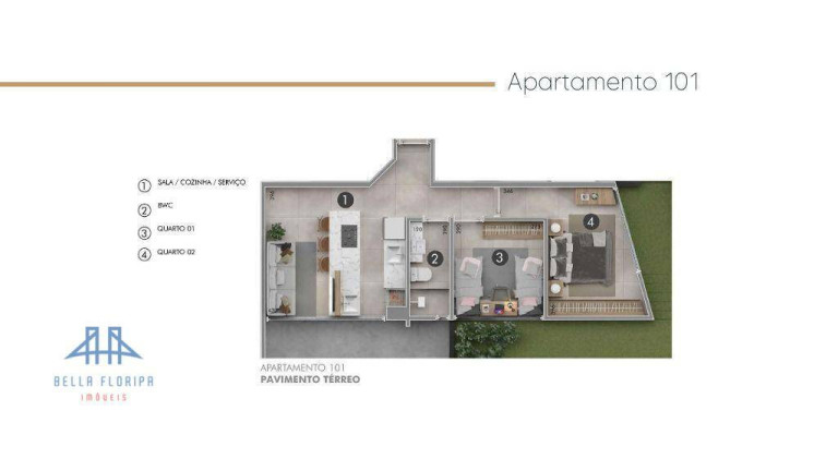 Imagem Apartamento com 2 Quartos à Venda, 67 m² em Ingleses Do Rio Vermelho - Florianópolis