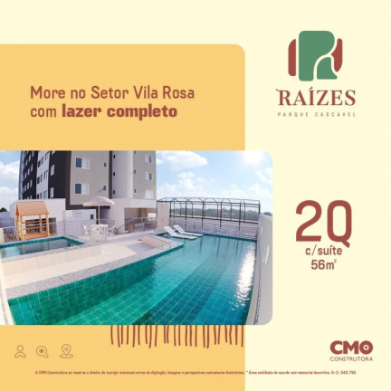 Imagem Apartamento com 2 Quartos à Venda, 56 m² em Vila Rosa - Goiânia Imagem Apartamento com 2 Quartos à Venda, 56 m² em Vila Rosa - Goiânia