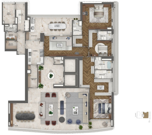 Imagem Imóvel com 4 Quartos à Venda, 515 m² em Jardim Guedala - São Paulo Imagem Imóvel com 4 Quartos à Venda, 515 m² em Jardim Guedala - São Paulo