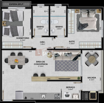 Imagem Apartamento com 2 Quartos à Venda, 76 m² em Brasília - Criciúma Imagem Apartamento com 2 Quartos à Venda, 76 m² em Brasília - Criciúma