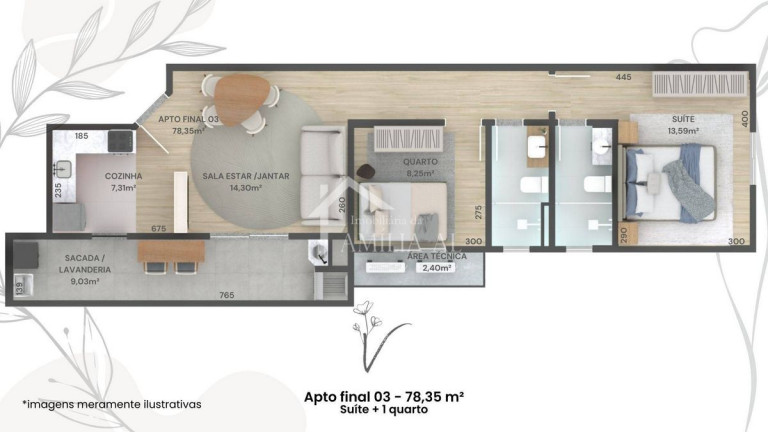 Imagem Apartamento com 2 Quartos à Venda, 78 m² em Saguaçu - Joinville Imagem Apartamento com 2 Quartos à Venda, 78 m² em Saguaçu - Joinville