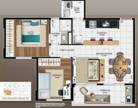 Imagem Imóvel com 3 Quartos à Venda, 75 m² em Vila Andrade - São Paulo