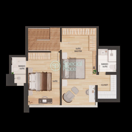 Imagem Cobertura com 2 Quartos à Venda, 250 m² em Brooklin - São Paulo