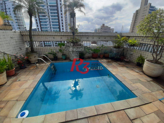 Imagem Cobertura com 3 Quartos à Venda, 300 m² em Pompéia - Santos
