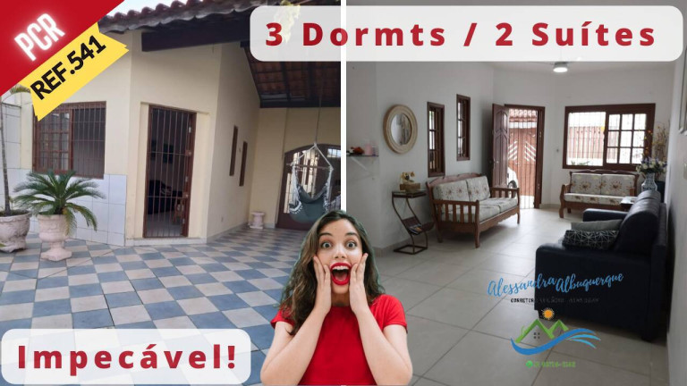 Casa com 3 Quartos à Venda, 127 m² em Cibratel Ii - Itanhaém