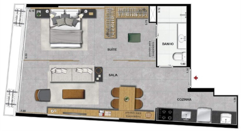 Imagem Imóvel com 1 Quarto à Venda, 56 m² em Flamengo - Rio De Janeiro