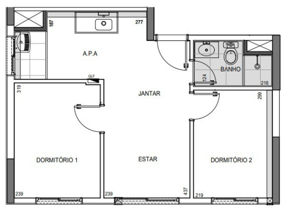 Imagem Imóvel com 2 Quartos à Venda, 37 m² em Penha, Vila Pierina - São Paulo