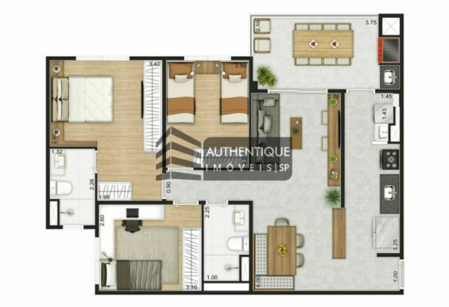Imagem Apartamento com 2 Quartos à Venda, 73 m² em Santo Amaro - São Paulo Imagem Apartamento com 2 Quartos à Venda, 73 m² em Santo Amaro - São Paulo