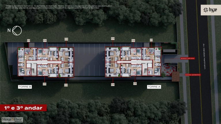 Imagem Apartamento com 3 Quartos à Venda, 86 m² em Mercês - Curitiba