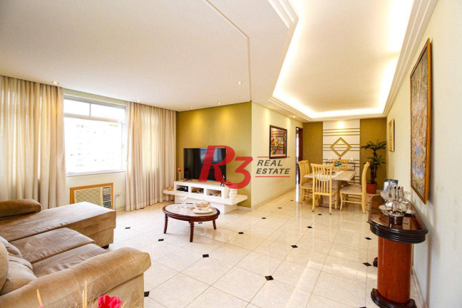 Apartamento com 3 Quartos à Venda, 130 m² em Ponta Da Praia - Santos