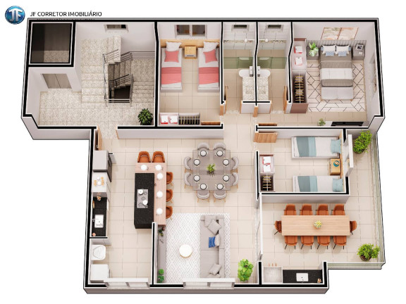 Imagem Apartamento com 3 Quartos à Venda, 108 m² em Bom Retiro - Ipatinga