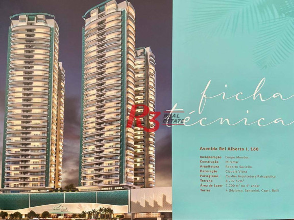 Imagem Apartamento com 3 Quartos à Venda, 163 m² em Ponta Da Praia - Santos Imagem Apartamento com 3 Quartos à Venda, 163 m² em Ponta Da Praia - Santos
