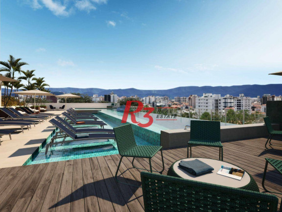 Imagem Apartamento com 2 Quartos à Venda, 83 m² em Aparecida - Santos