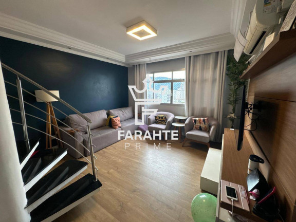 Imagem Cobertura com 3 Quartos à Venda, 162 m² em Campo Grande - Santos