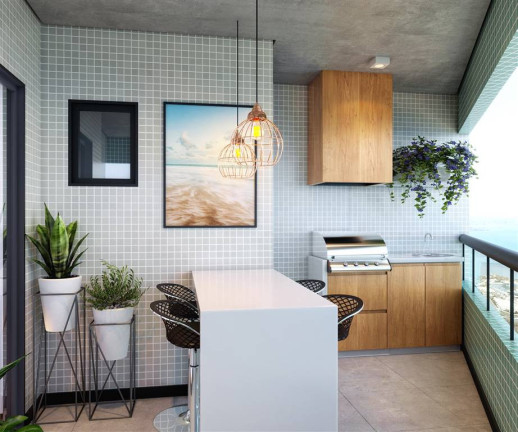Imagem Apartamento com 2 Quartos à Venda, 67 m² em Guilhermina - Praia Grande