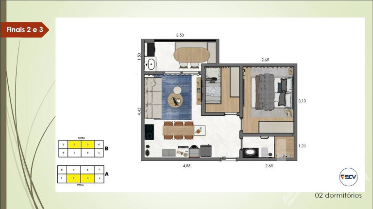 Imagem Apartamento com 2 Quartos à Venda, 45 m² em Jardim Brasil - Caraguatatuba Imagem Apartamento com 2 Quartos à Venda, 45 m² em Jardim Brasil - Caraguatatuba
