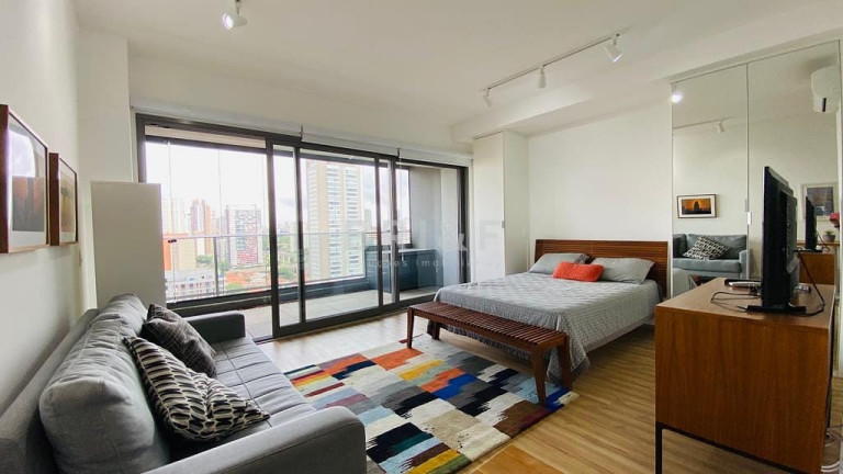 Imagem Apartamento com 1 Quarto para Alugar, 41 m² em Brooklin - São Paulo Imagem Apartamento com 1 Quarto para Alugar, 41 m² em Brooklin - São Paulo