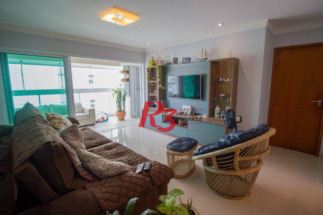 Imagem Apartamento com 3 Quartos à Venda, 127 m² em Gonzaga - Santos