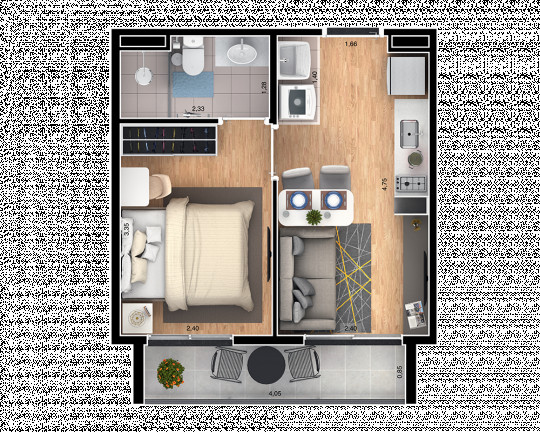 Imagem Apartamento com 2 Quartos à Venda, 36 m² em Brás - São Paulo Imagem Apartamento com 2 Quartos à Venda, 36 m² em Brás - São Paulo