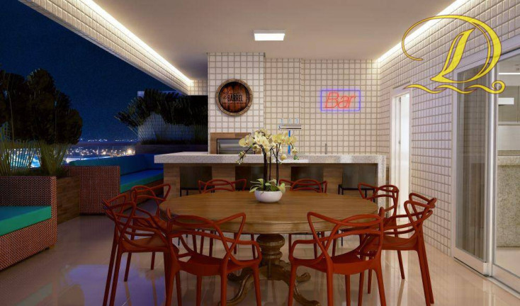 Apartamento com 2 Quartos à Venda, 80 m² em Aviação - Praia Grande
