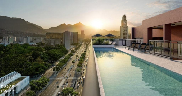 Imagem Flat com 2 Quartos à Venda, 55 m² em Centro - Rio De Janeiro Imagem Flat com 2 Quartos à Venda, 55 m² em Centro - Rio De Janeiro