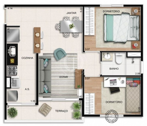 Imagem Apartamento com 2 Quartos à Venda, 38 m² em Jabaquara - São Paulo