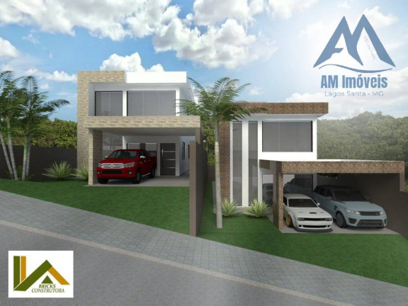 Casa de Condomínio com 3 Quartos à Venda, 262 m² em Condomínio Trilhas Do Sol - Lagoa Santa