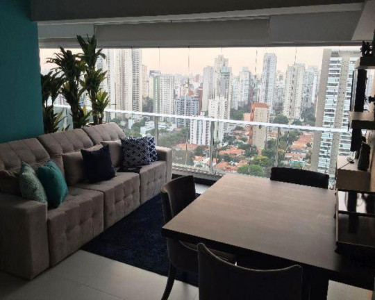 Apartamento com 1 Quarto à Venda, 51 m² em Cidade Monções - São Paulo