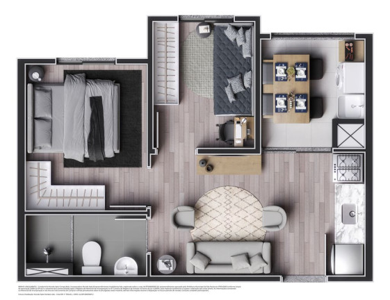 Imagem Apartamento com 2 Quartos à Venda, 36 m² em Campo Belo - São Paulo Imagem Apartamento com 2 Quartos à Venda, 36 m² em Campo Belo - São Paulo