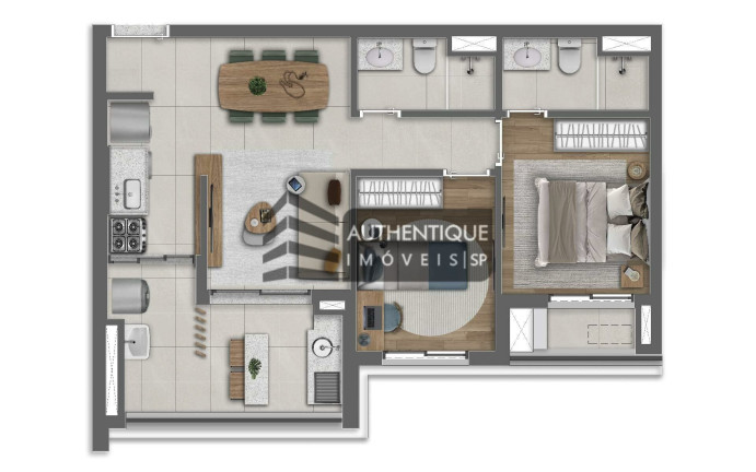 Imagem Apartamento com 2 Quartos à Venda, 61 m² em Alto Da Boa Vista - São Paulo