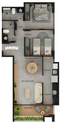 Imagem Apartamento com 2 Quartos à Venda, 58 m² em Intermares - Cabedelo Imagem Apartamento com 2 Quartos à Venda, 58 m² em Intermares - Cabedelo