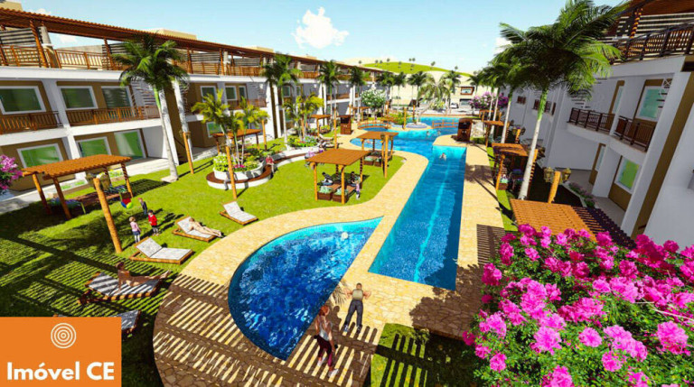 Apartamento com 2 Quartos à Venda, 60 m² em Canoa Quebrada - Aracati
