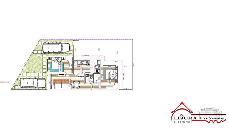 Terreno à Venda, 136 m² em Parque Imperial - Jacareí