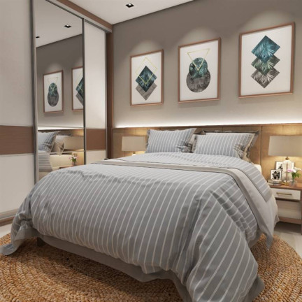 Imagem Apartamento com 2 Quartos à Venda, 74 m² em Guilhermina - Praia Grande