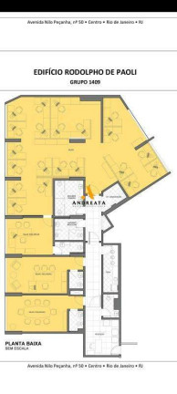 Imagem Sala Comercial para Alugar, 260 m² em Centro - Rio De Janeiro Imagem Sala Comercial para Alugar, 260 m² em Centro - Rio De Janeiro
