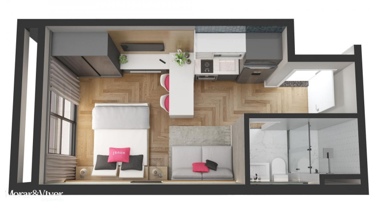 Imagem Apartamento com 1 Quarto à Venda, 35 m² em água Verde - Curitiba Imagem Apartamento com 1 Quarto à Venda, 35 m² em água Verde - Curitiba