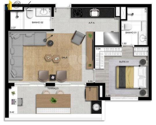 Imagem Apartamento com 2 Quartos à Venda, 55 m² em Jardim Paulista - São Paulo Imagem Apartamento com 2 Quartos à Venda, 55 m² em Jardim Paulista - São Paulo