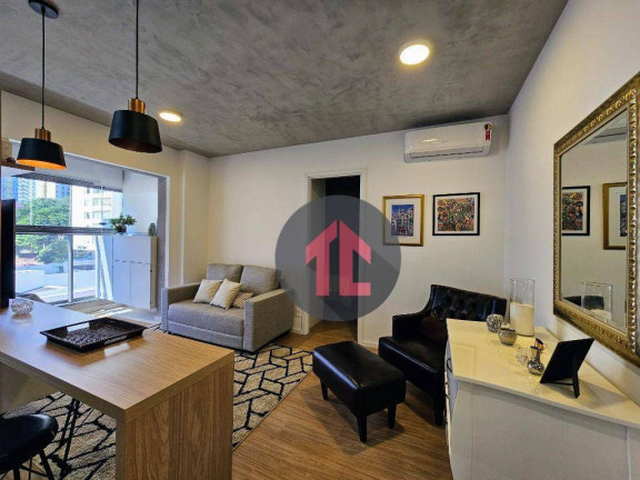Apartamento com 1 Quarto à Venda ou Locação, 40 m² em Cambuí - Campinas