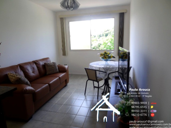 Imagem Apartamento com 1 Quarto à Venda, 46 m² em Acupe De Brotas - Salvador Imagem Apartamento com 1 Quarto à Venda, 46 m² em Acupe De Brotas - Salvador