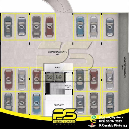 Imagem Apartamento com 2 Quartos à Venda, 59 m² em Cabo Branco - João Pessoa Imagem Apartamento com 2 Quartos à Venda, 59 m² em Cabo Branco - João Pessoa